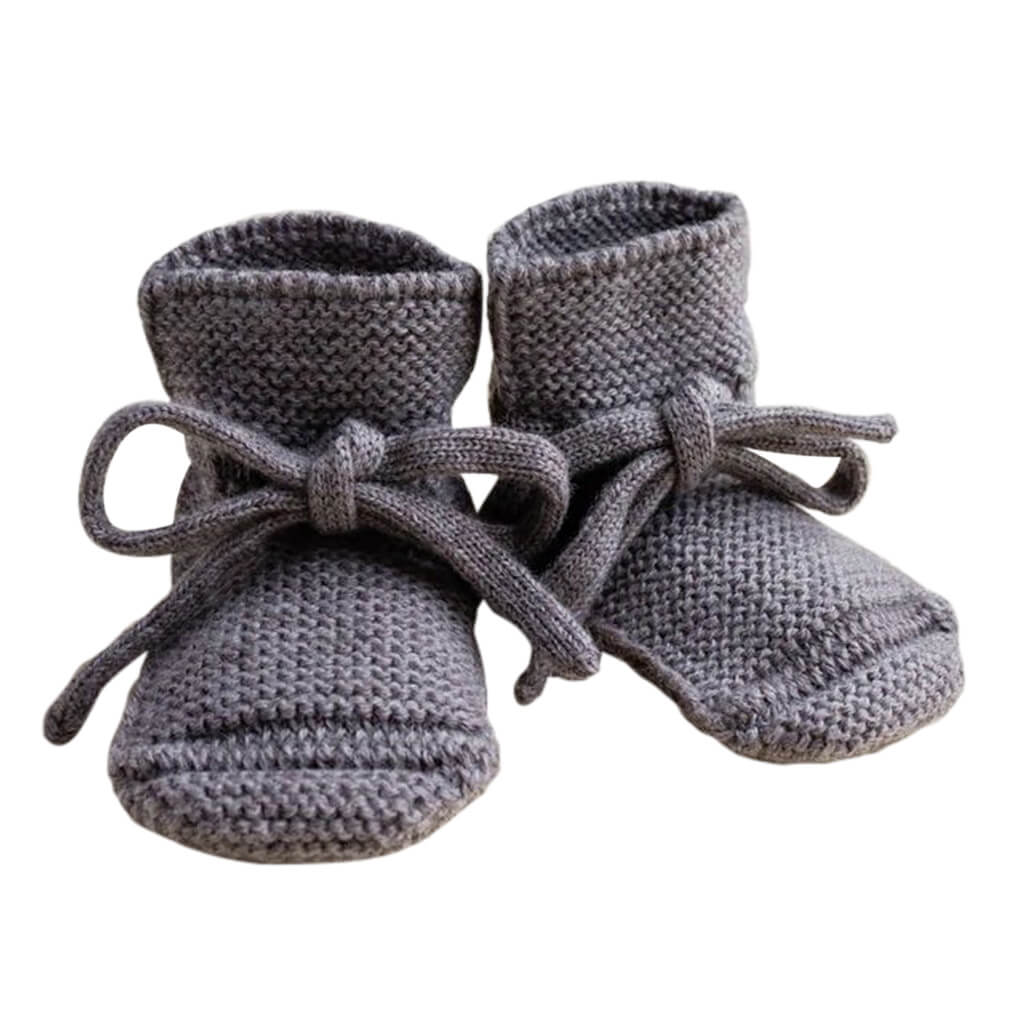 Booties Babyschuhe Gesterickt aus Merinowolle von HVID kaufen - Kleidung, Babykleidung & mehr