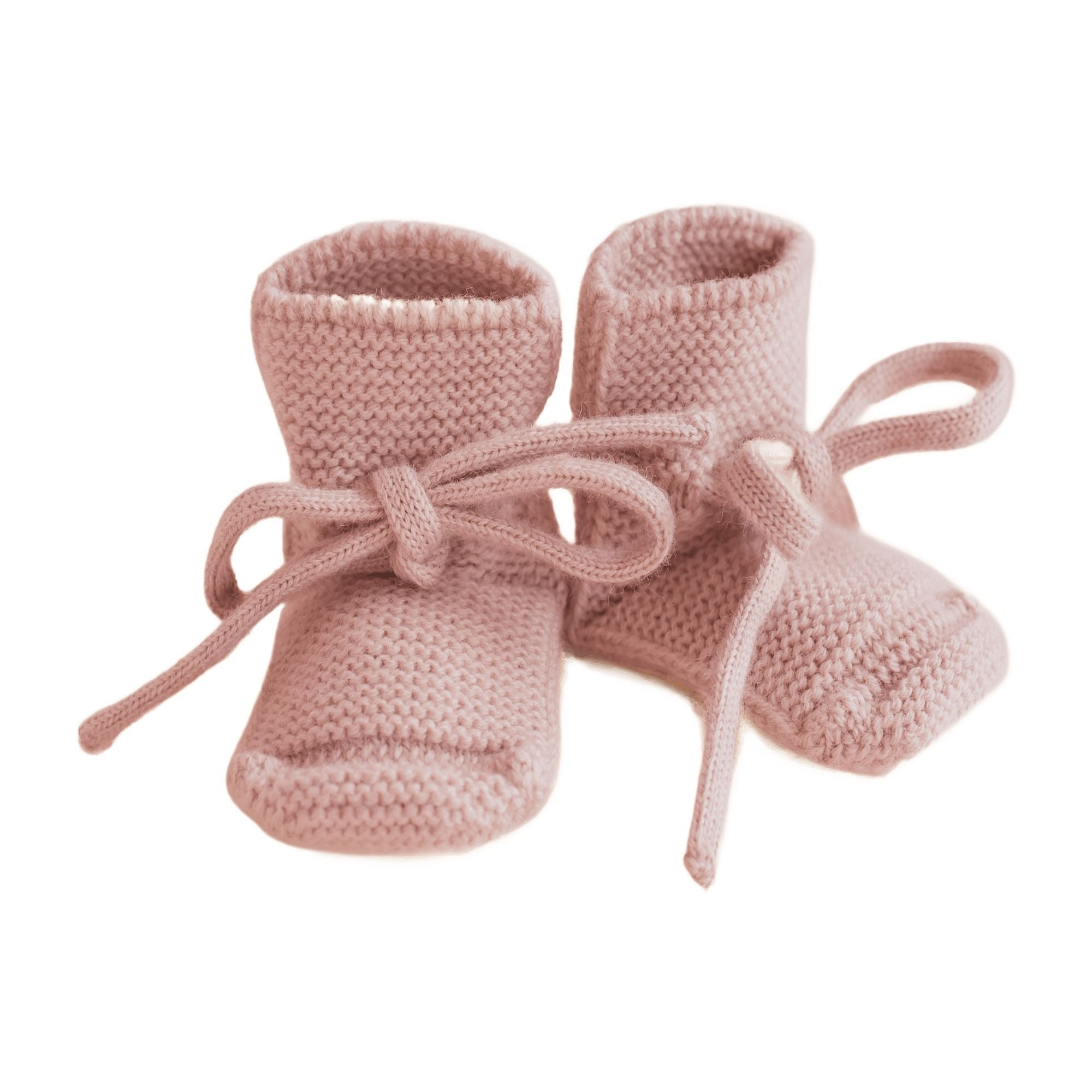 Booties Babyschuhe Gesterickt aus Merinowolle