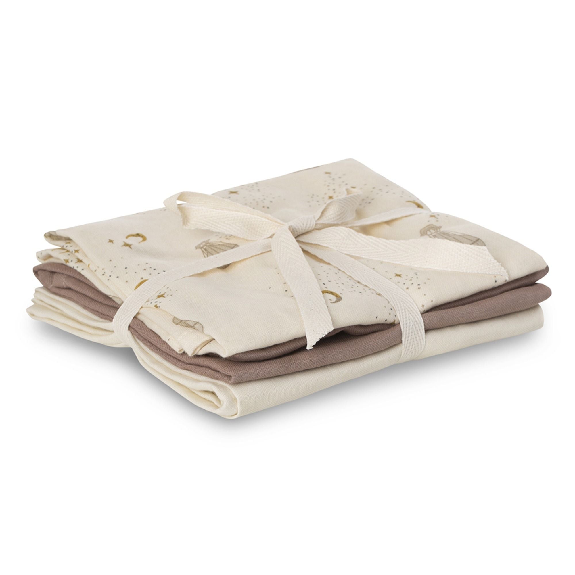 Muslin Cloth Bora 3er Pack aus 100% Bio-Baumwolle