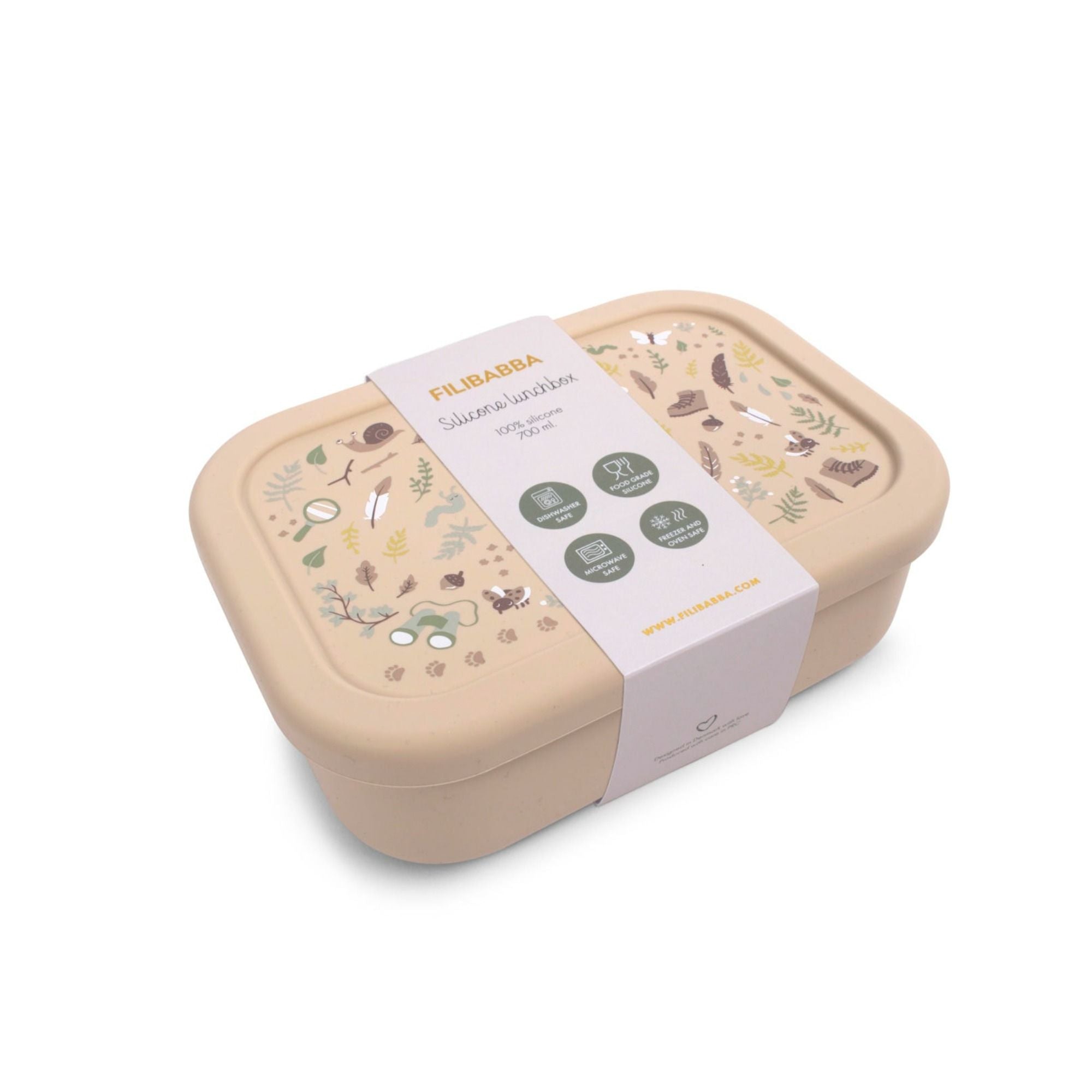 Brotdose aus 100% Silikon von Filibabba kaufen - Alltagshelfer, Babykleidung & mehr