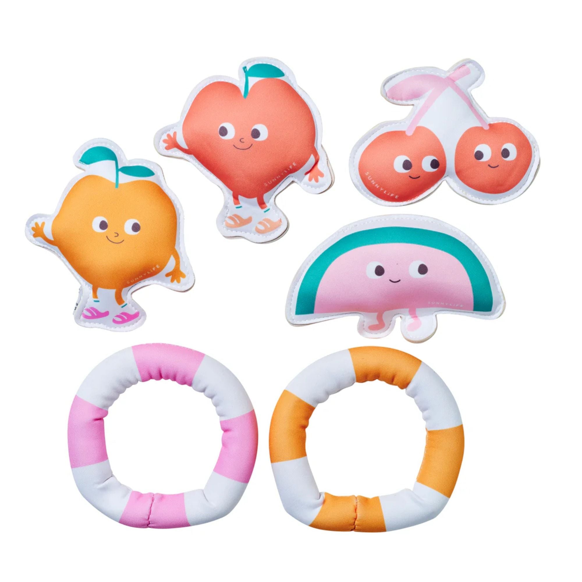 Dive Buddies - 6er Set Tauchspielzeug aus Neopren