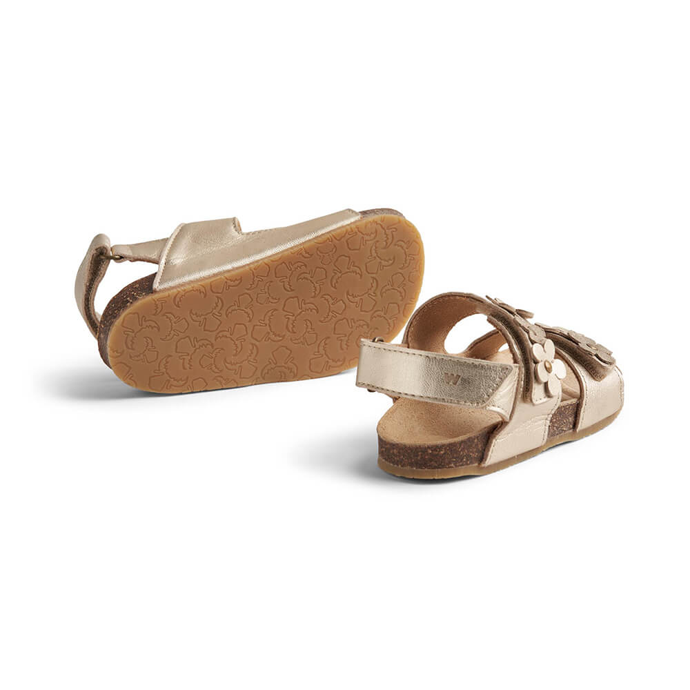 Clare Blumen Sandale aus Leder von Wheat kaufen - Kleidung, Babykleidung & mehr