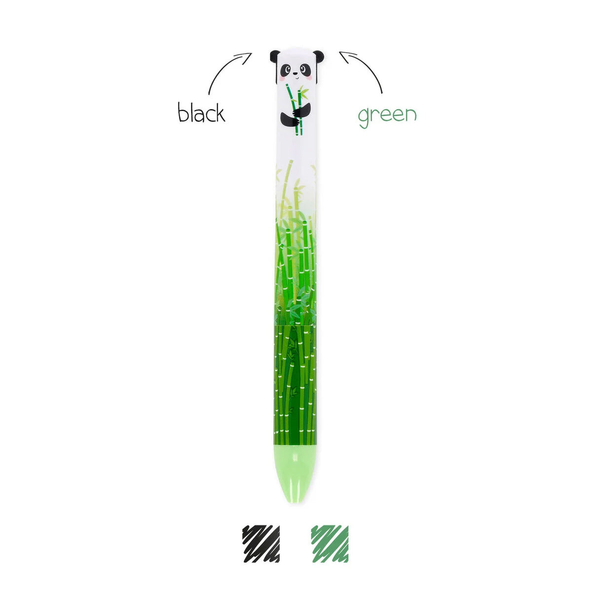 Click&Clack Zweifarbiger Kugelschreiber mit Tiermotiv