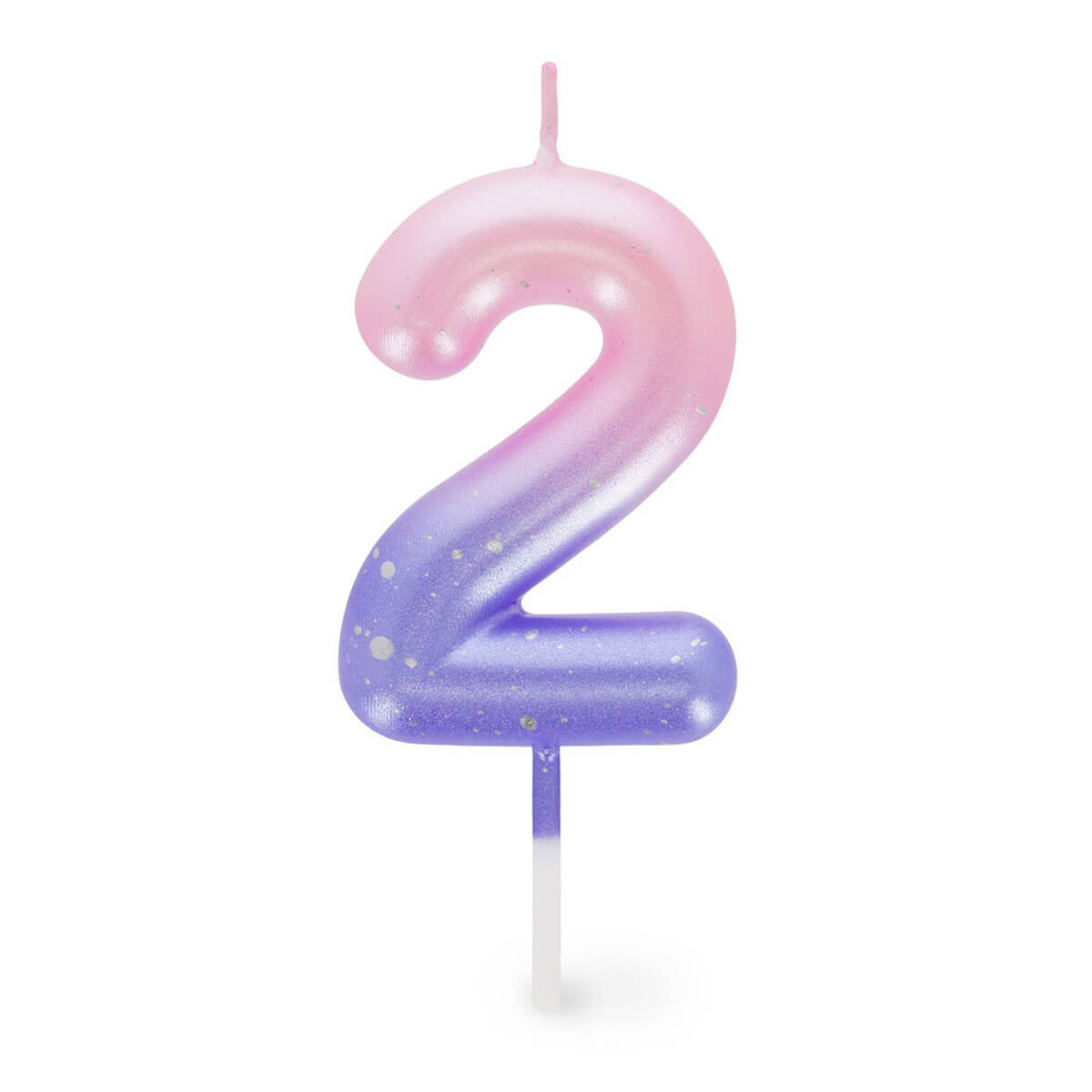 Happy Birthday Cake Candle Pink - Geburtstagskerze