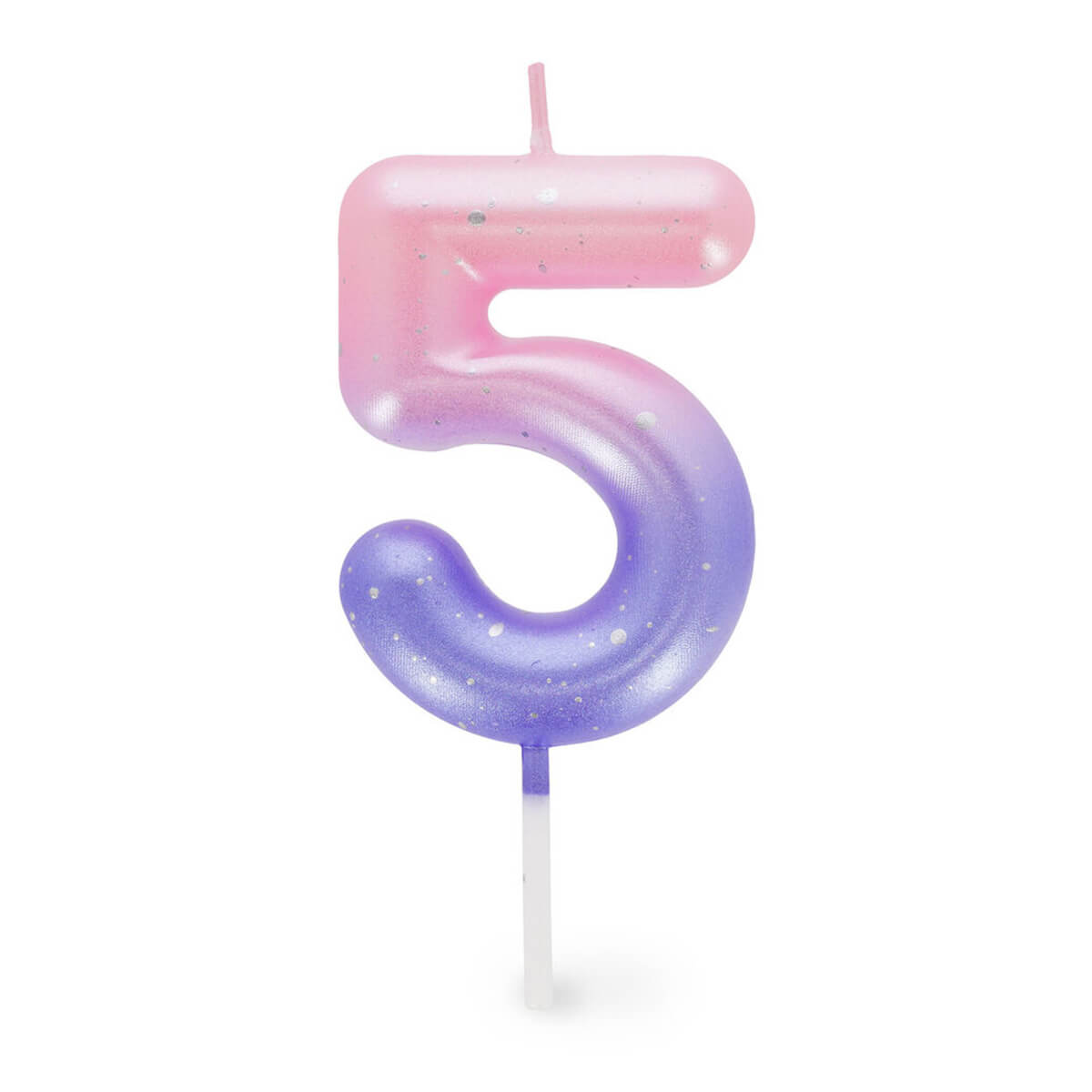 Happy Birthday Cake Candle Pink - Geburtstagskerze