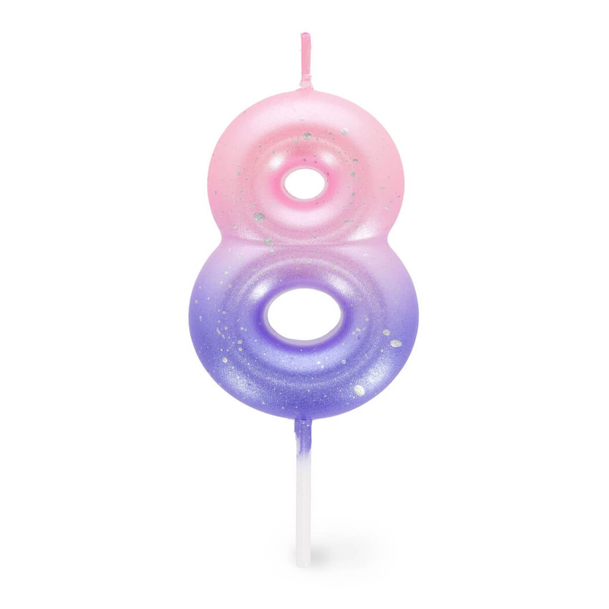 Happy Birthday Cake Candle Pink - Geburtstagskerze