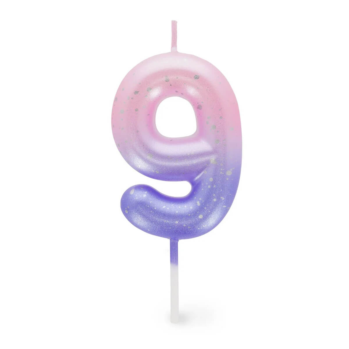 Happy Birthday Cake Candle Pink - Geburtstagskerze