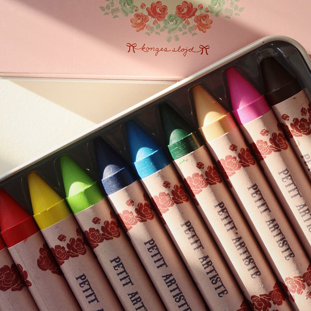 Crayons Bees Wax 10 Stück - Wachsmalstifte aus Bienenwachs von Konges Slojd kaufen - Alltagshelfer, Spielzeug, Babykleidung & mehr