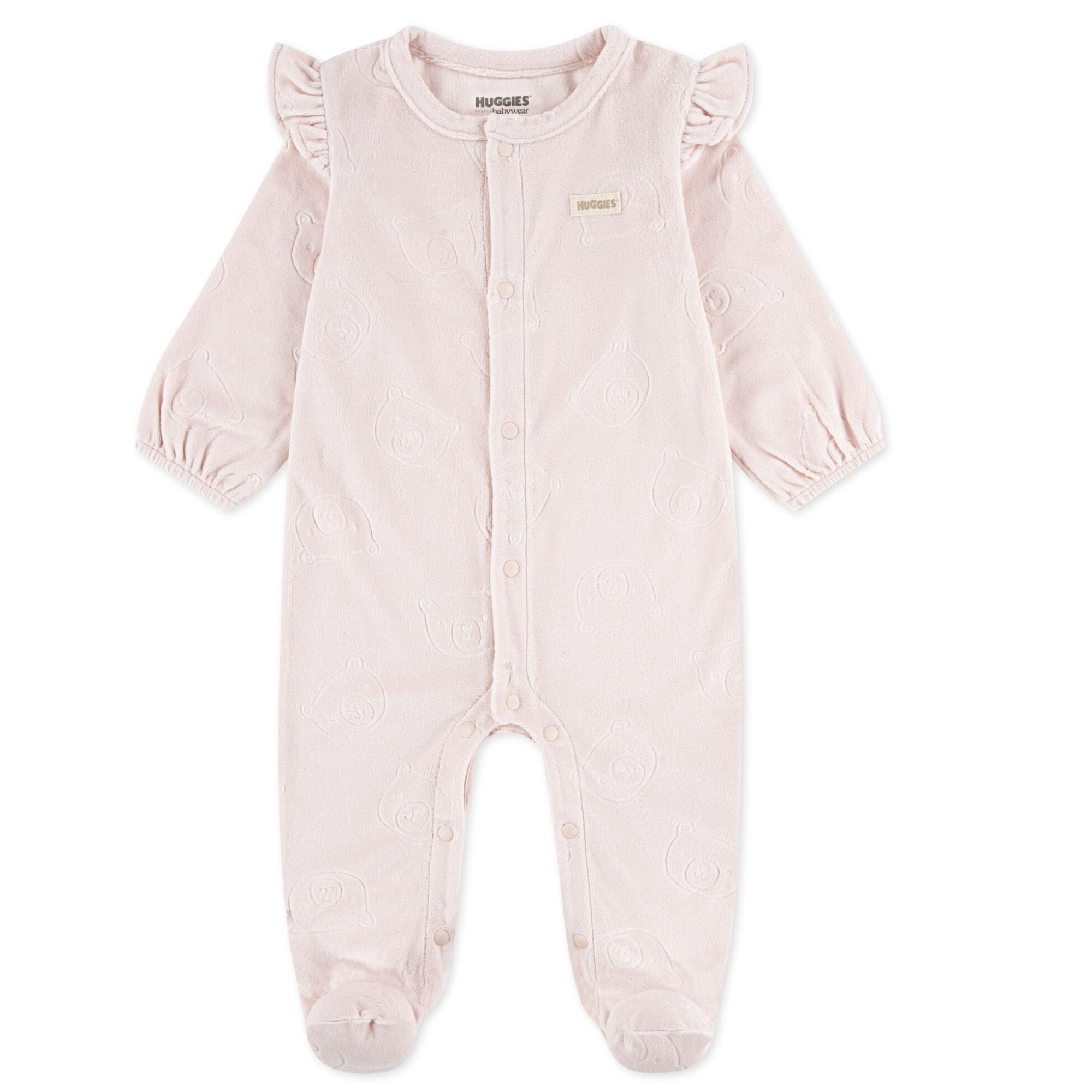 Strampler aus recyceltem Polyester HUGG FOOTED COVERALL