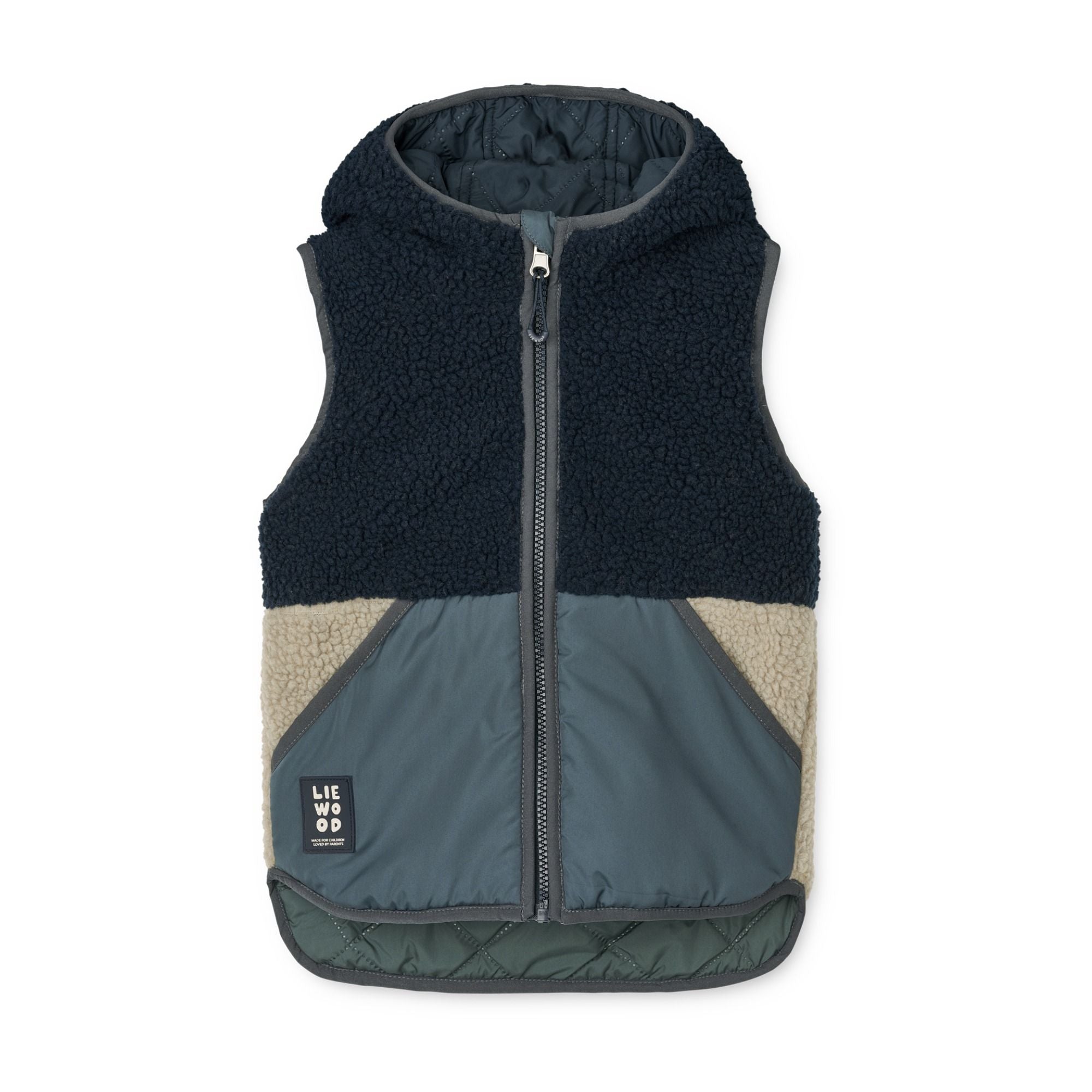 Reversible Vest - Wendethermoweste aus 100% recyceltem Polyester Modell: Diana