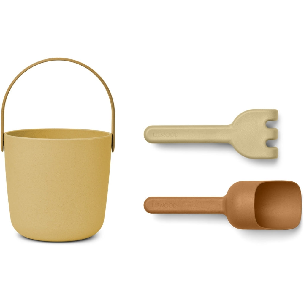 Sandelset Donny Nachhaltiges Beach Set mit Eimer, Schaufel und Rechen