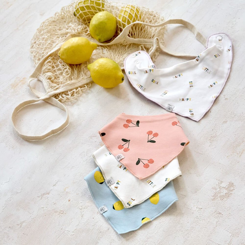 Dreieckstuch Baby 2er Set aus Bio - Baumwolle von Lässig kaufen - Kleidung, Alltagshelfer, Babykleidung & mehr