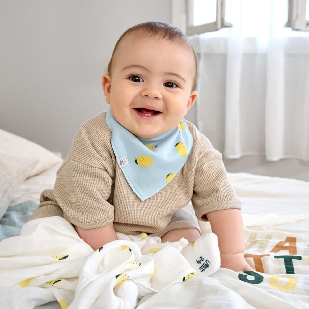 Dreieckstuch Baby 2er Set aus Bio - Baumwolle von Lässig kaufen - Kleidung, Alltagshelfer, Babykleidung & mehr