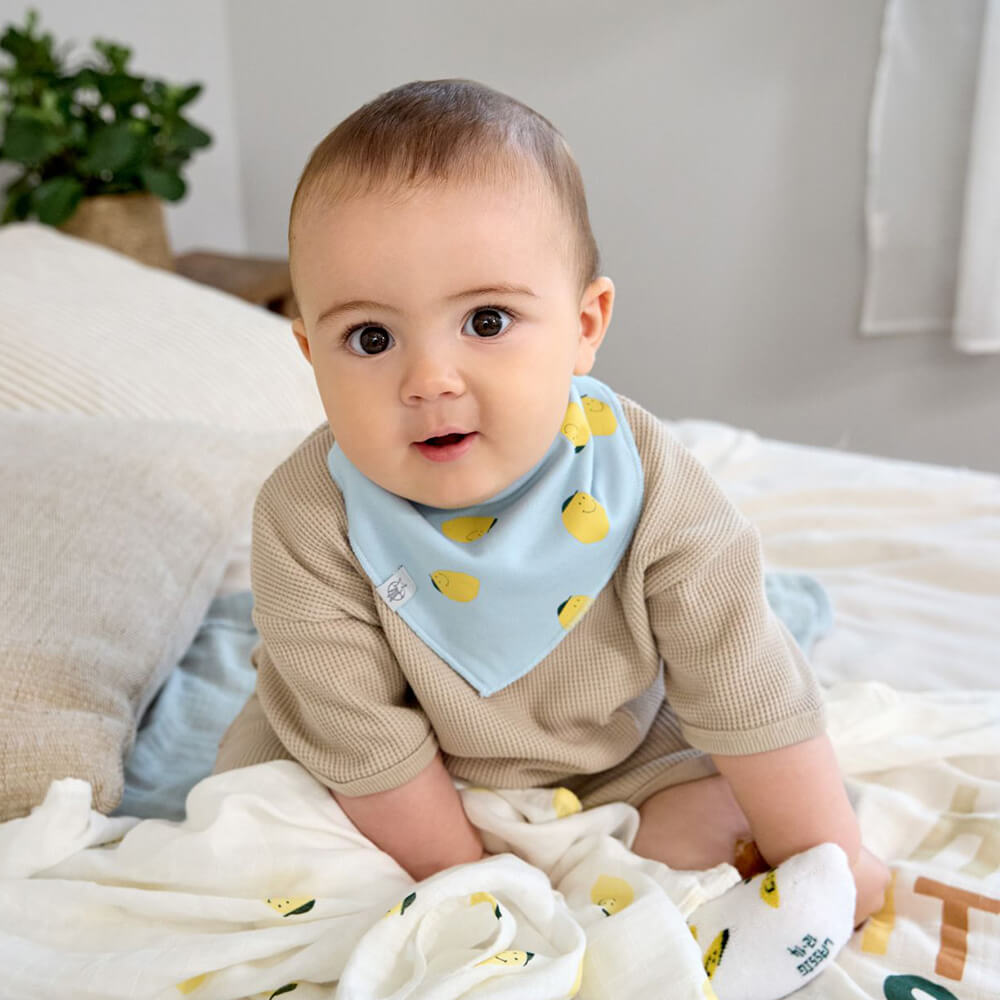 Dreieckstuch Baby 2er Set aus Bio - Baumwolle von Lässig kaufen - Kleidung, Alltagshelfer, Babykleidung & mehr