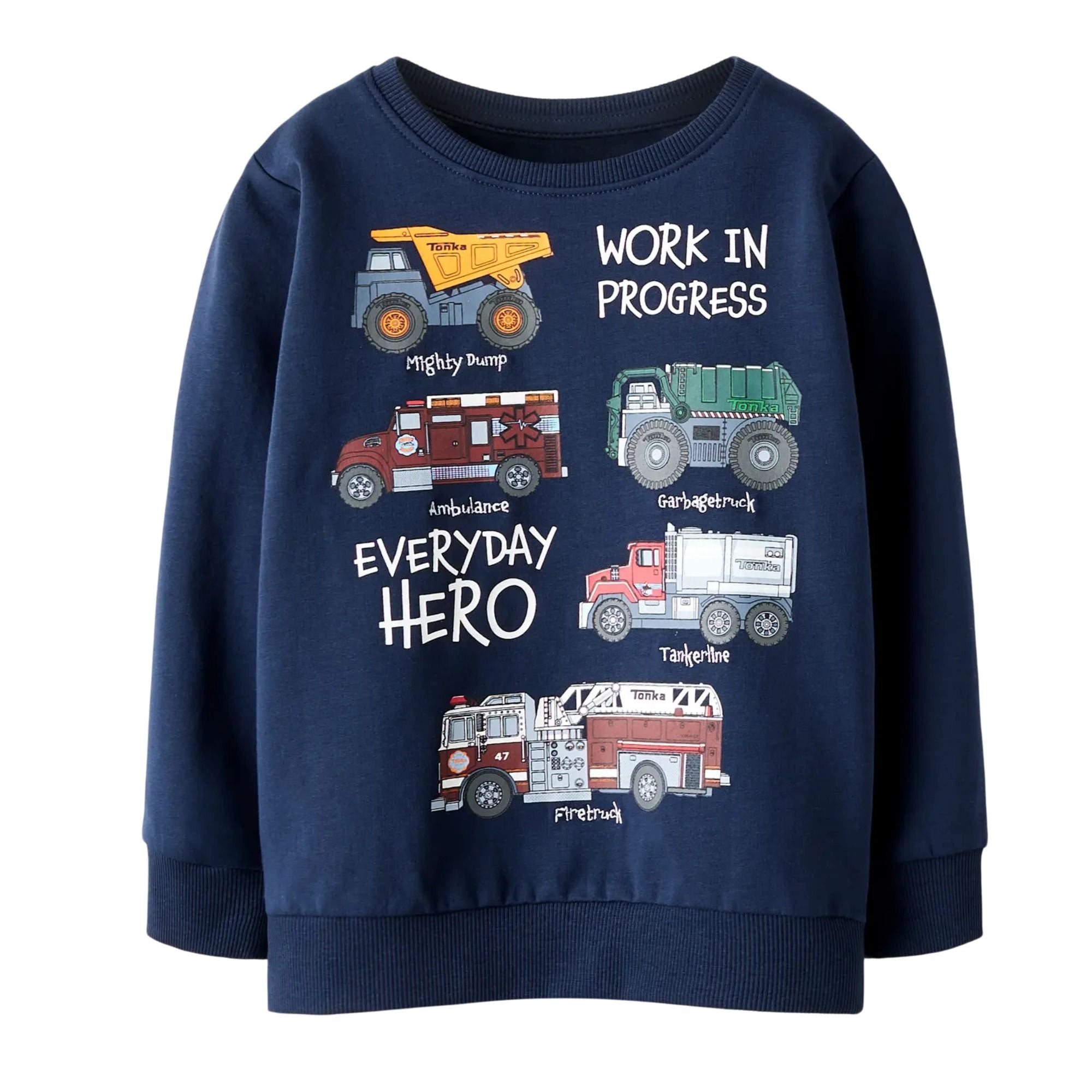 Kinder Sweatshirt mit Print aus Bio-Baumwolle