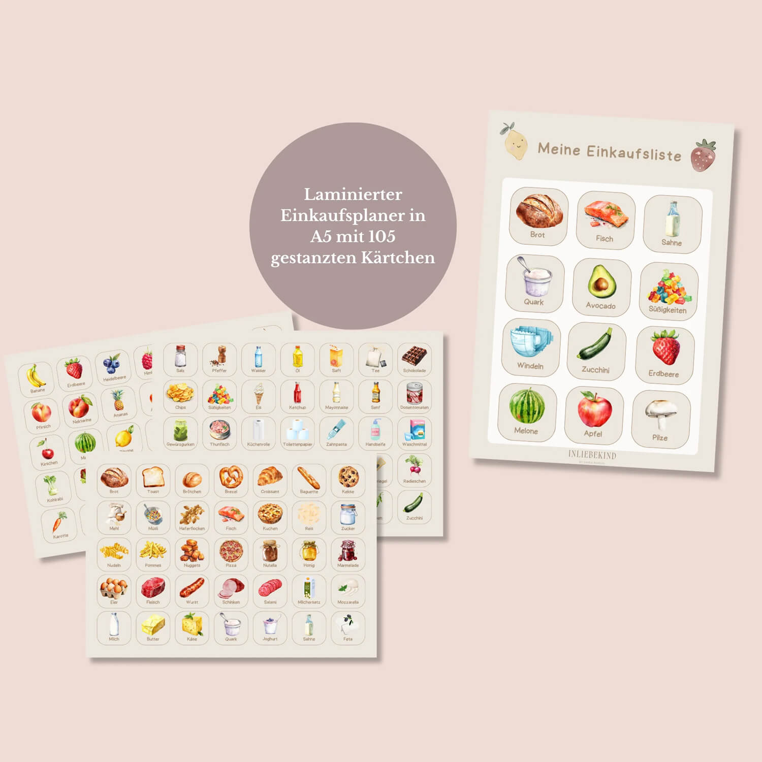 Einkaufsliste von InLiebeKind kaufen - Alltagshelfer, Mama, Spielzeug, Babykleidung & mehr