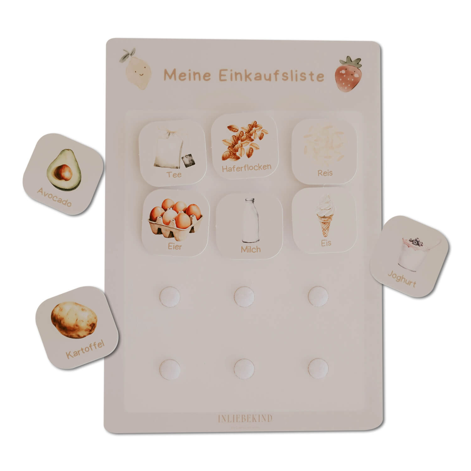 Einkaufsliste von InLiebeKind kaufen - Alltagshelfer, Mama, Spielzeug, Babykleidung & mehr