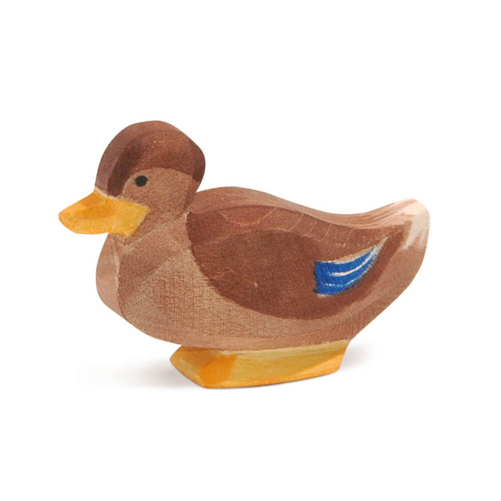 Ente sitzend aus Holz von Ostheimer kaufen - Spielfigur, Babykleidung & mehr