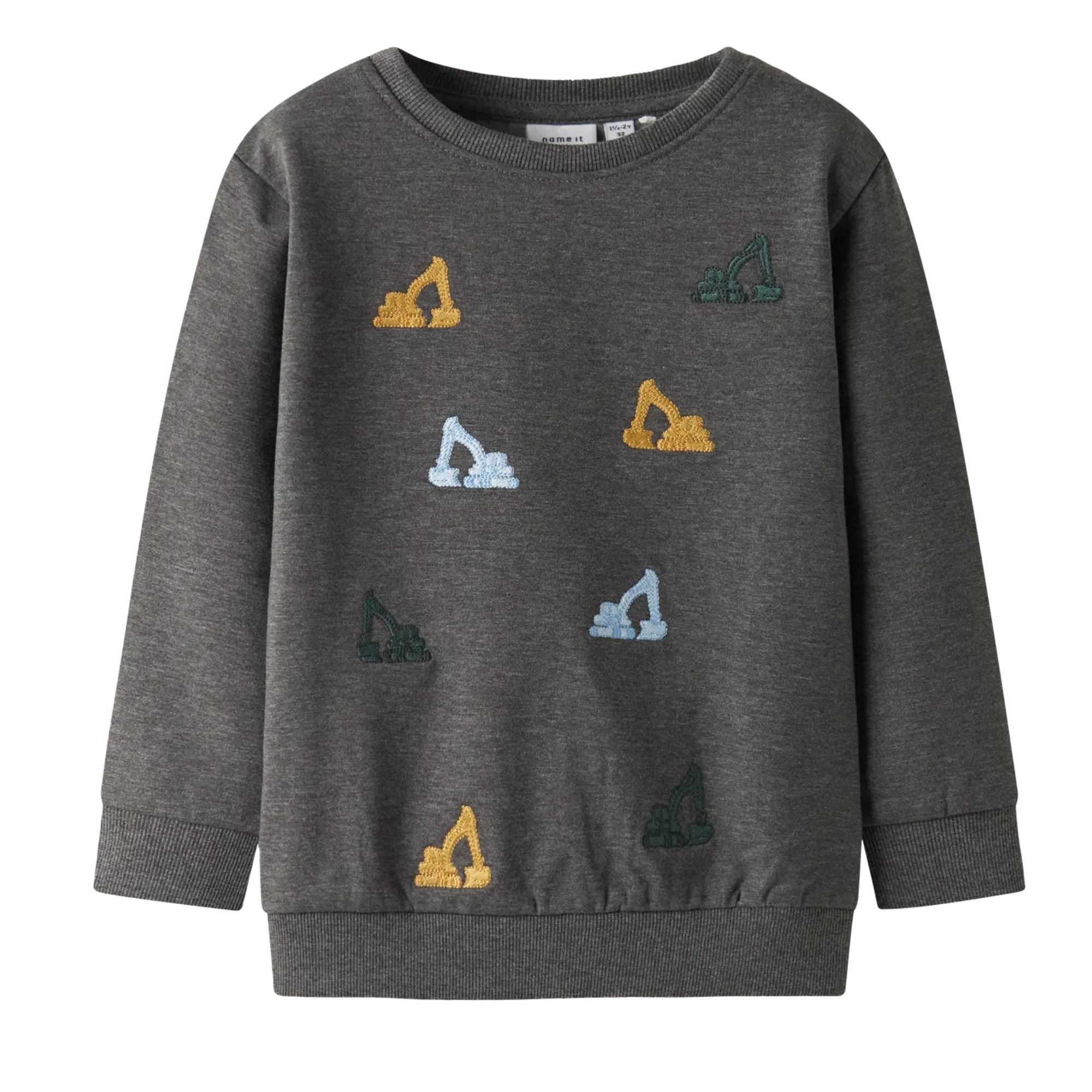 Kinder Sweatshirt mit Stickerei aus Bio-Baumwolle