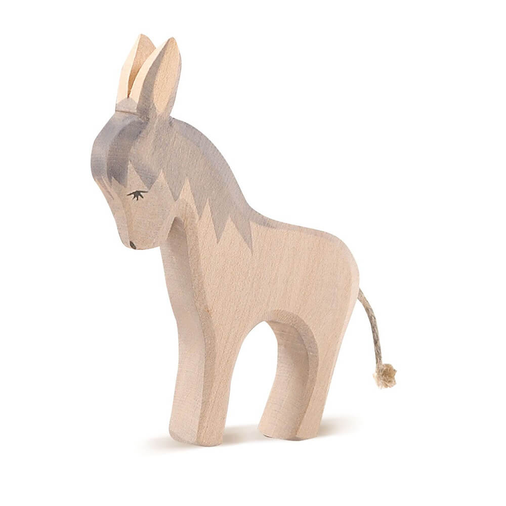 Esel stehend aus Holz von Ostheimer kaufen - Spielfigur, Babykleidung & mehr