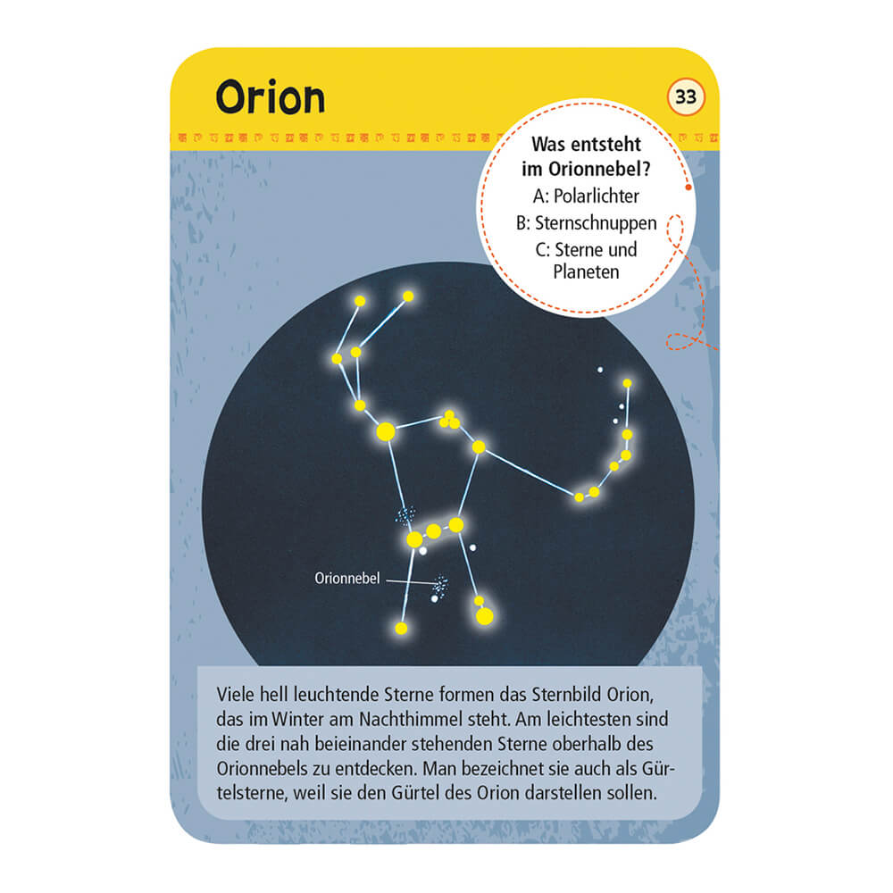 Expedition Natur - 50 Sternbilder & Planeten von Moses Verlag kaufen - Spielzeug, Geschenke, Babykleidung & mehr