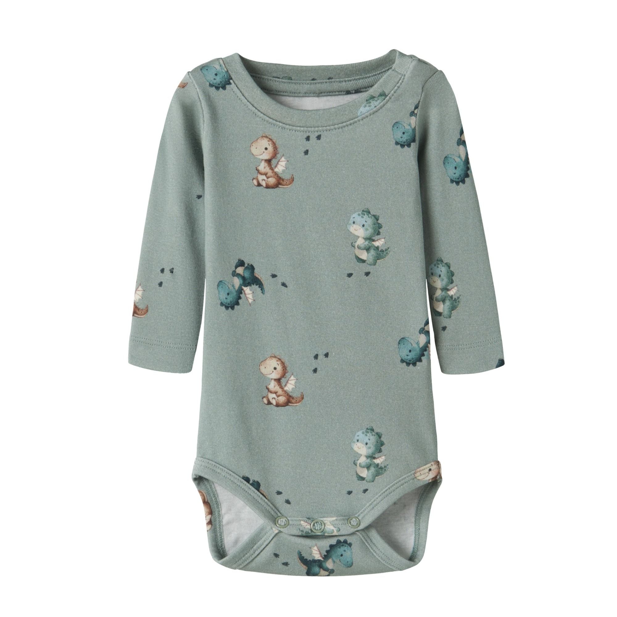 Baby Body Langarm aus Baumwolle