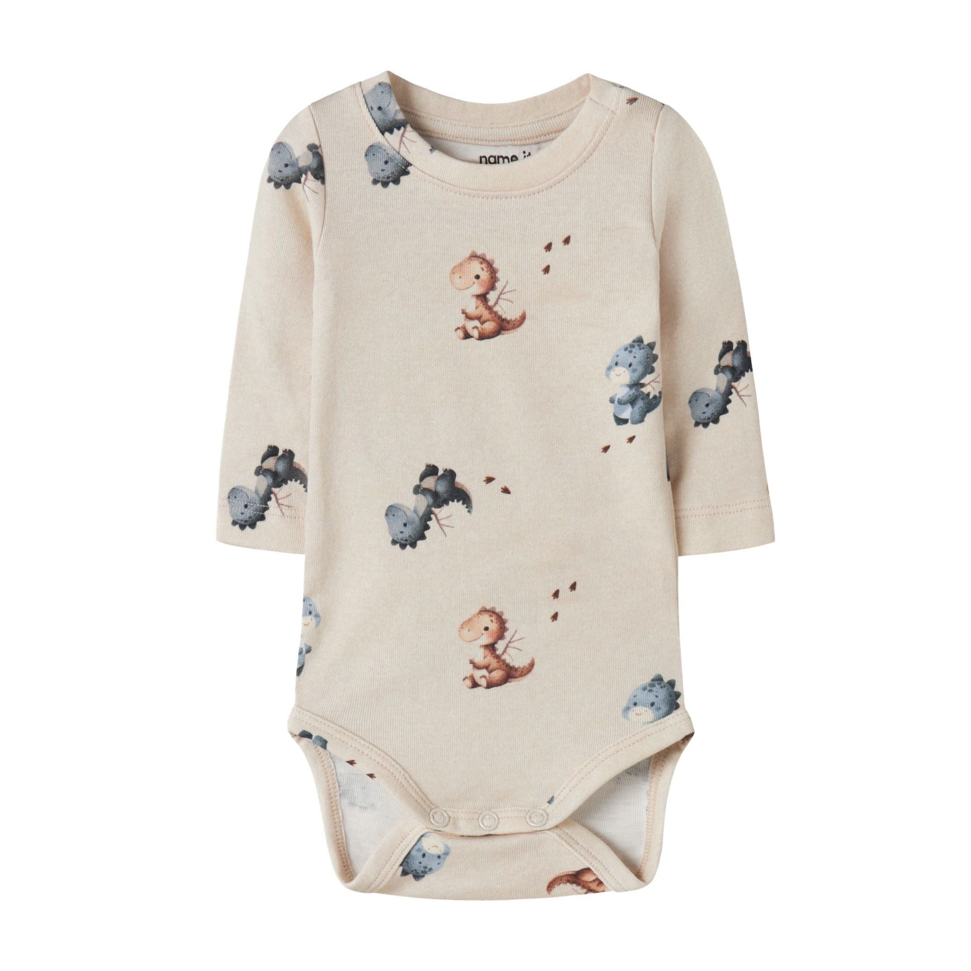 Baby Body Langarm aus Baumwolle