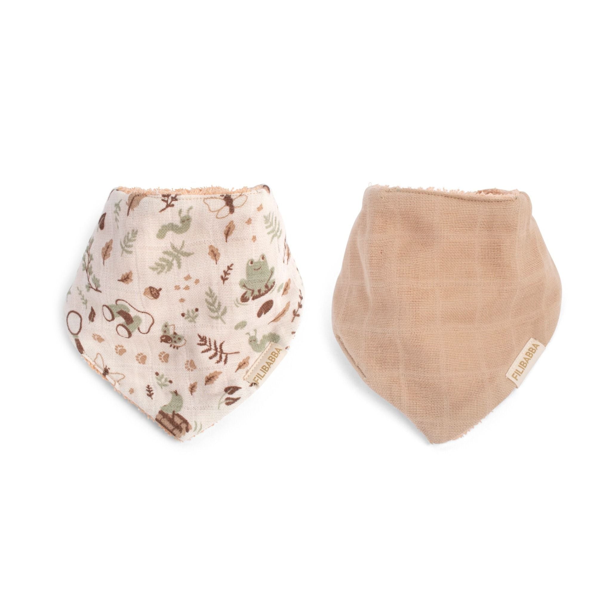 Bandana Lätzchen 2er Pack aus 100% Bio-Baumwolle