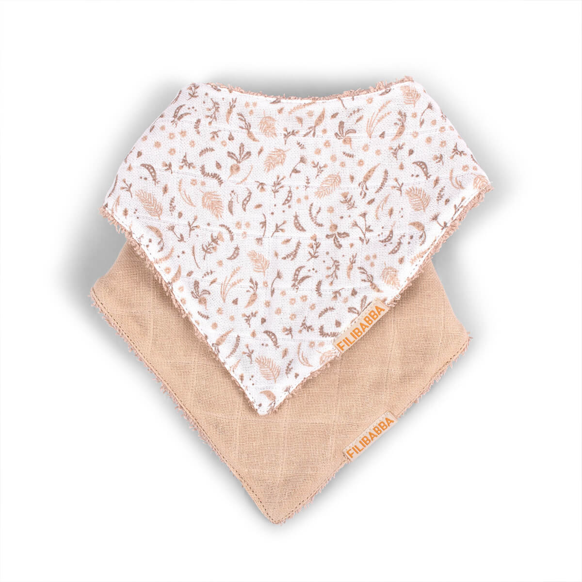 Bandana Lätzchen 2er Pack aus 100% Bio-Baumwolle