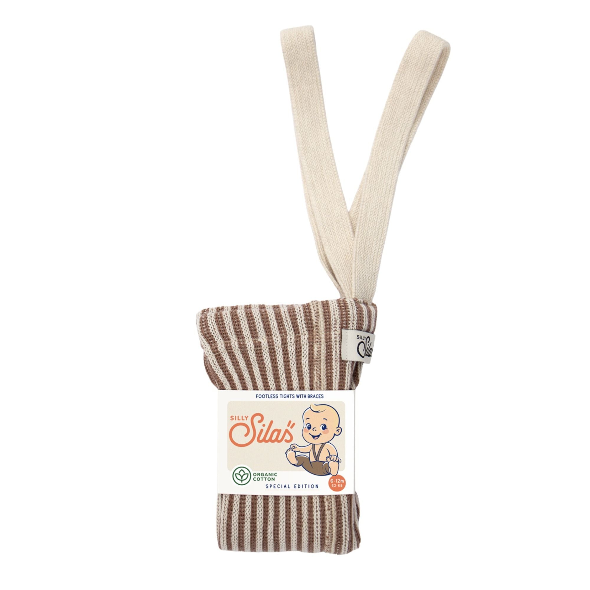 Leggings Special gemustert mit Hosenträgern aus Bio Baumwolle