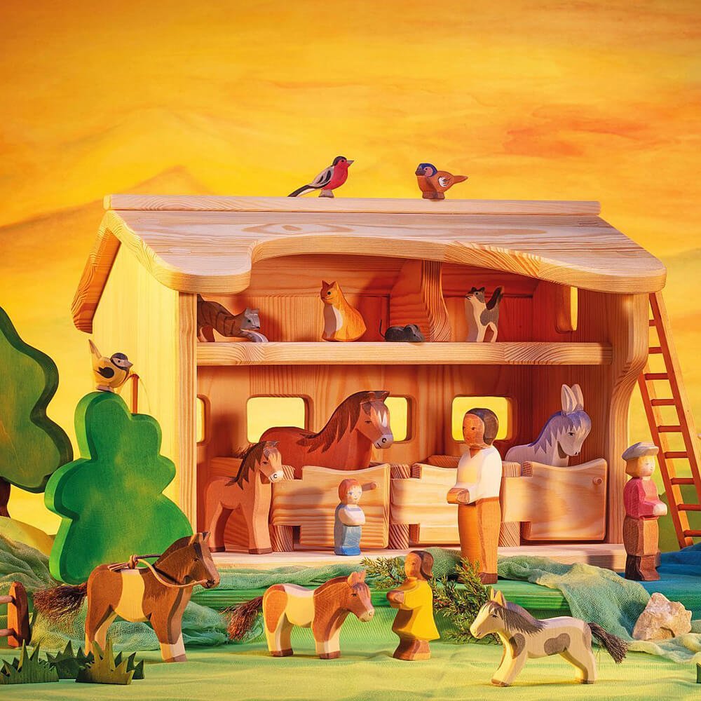 Fohlen braun aus Holz von Ostheimer kaufen - Spielfigur, Babykleidung & mehr