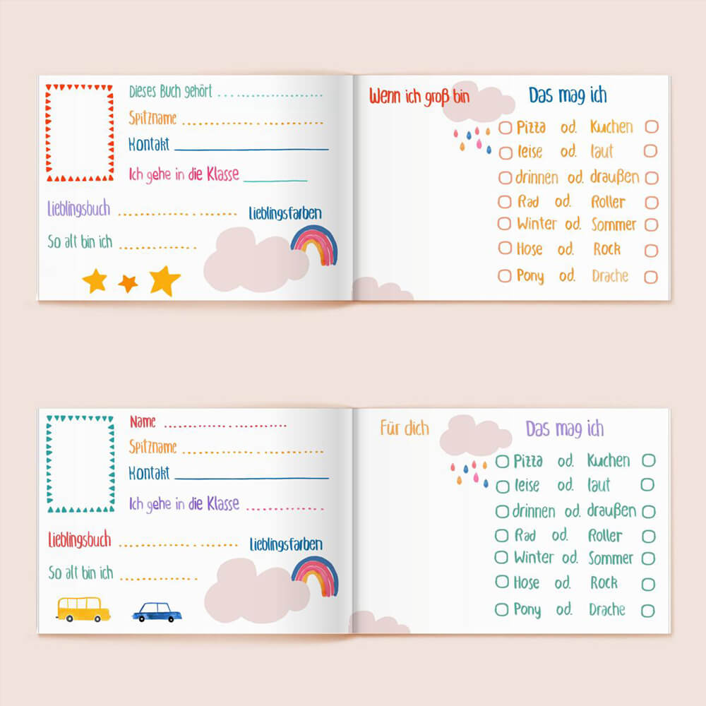 Freundebücher von Frau Ottilie kaufen - Spielzeug, Alltagshelfer, Geschenke, Babykleidung & mehr