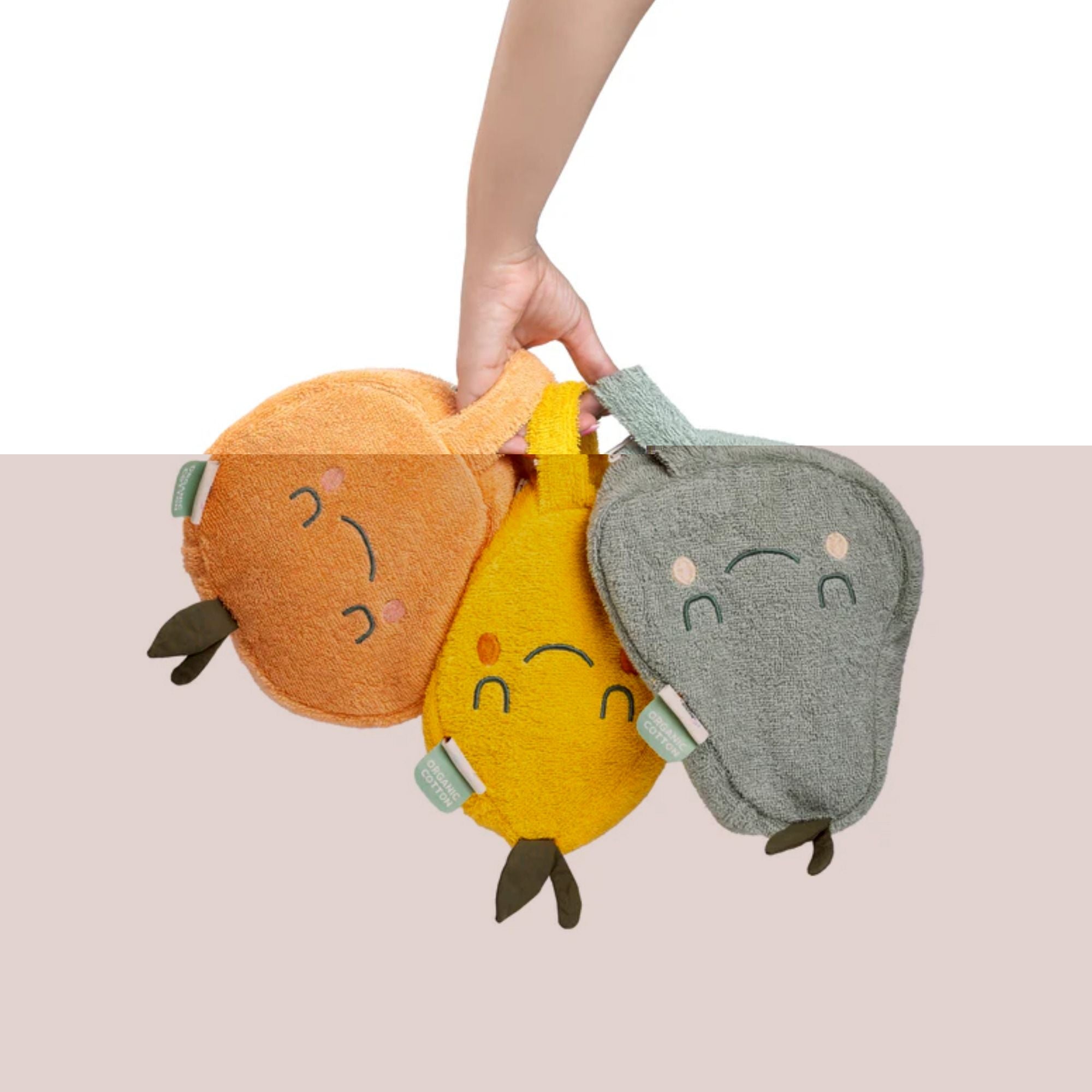 Frottee - Kulturbeutel - Frucht - aus 100% Bio - Baumwolle von the cotton cloud kaufen - Alltagshelfer, Geschenke, Babykleidung & mehr