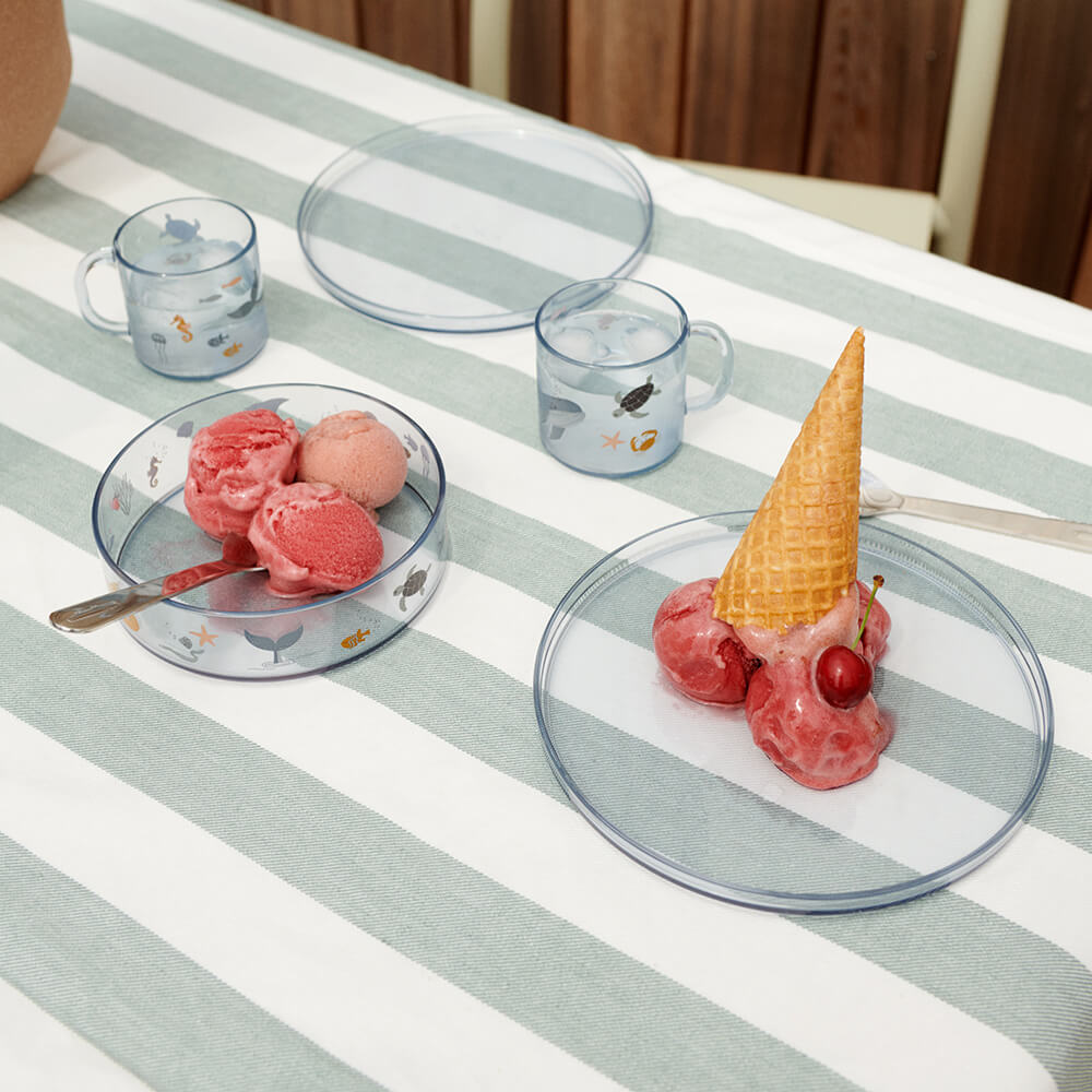 Geschirr - Set bedruckt aus Tritan Modell: Siva von Liewood kaufen - Alltagshelfer, Geschenke, Babykleidung & mehr