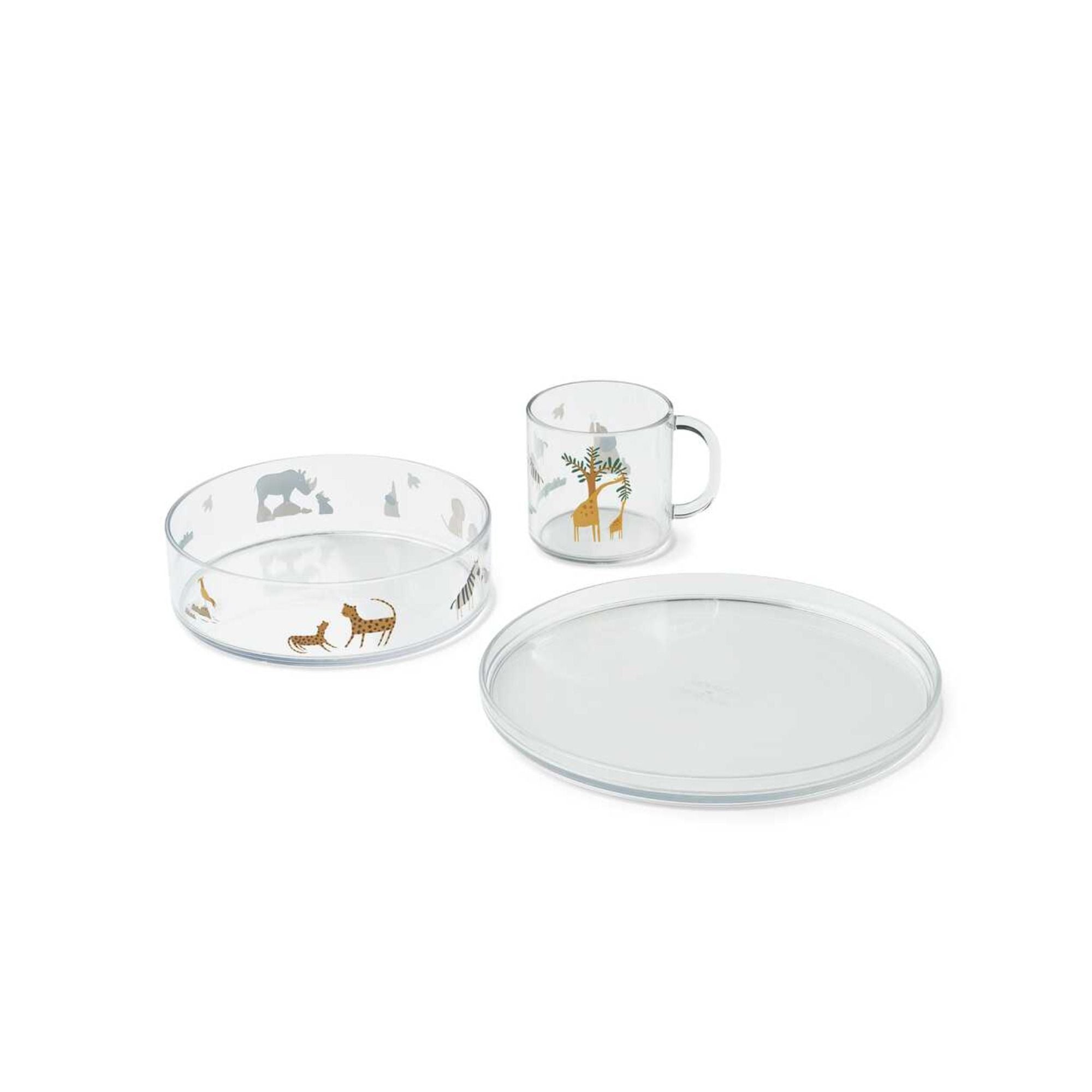 Geschirr - Set bedruckt aus Tritan Modell: Siva von Liewood kaufen - Alltagshelfer, Geschenke, Babykleidung & mehr