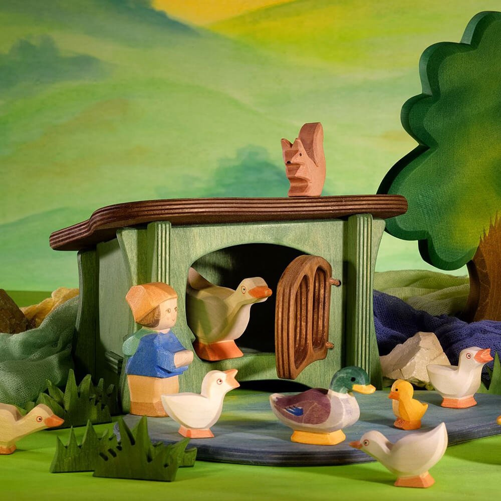 Hasen - /Gänsestall aus Holz von Ostheimer kaufen - Spielfigur, Babykleidung & mehr
