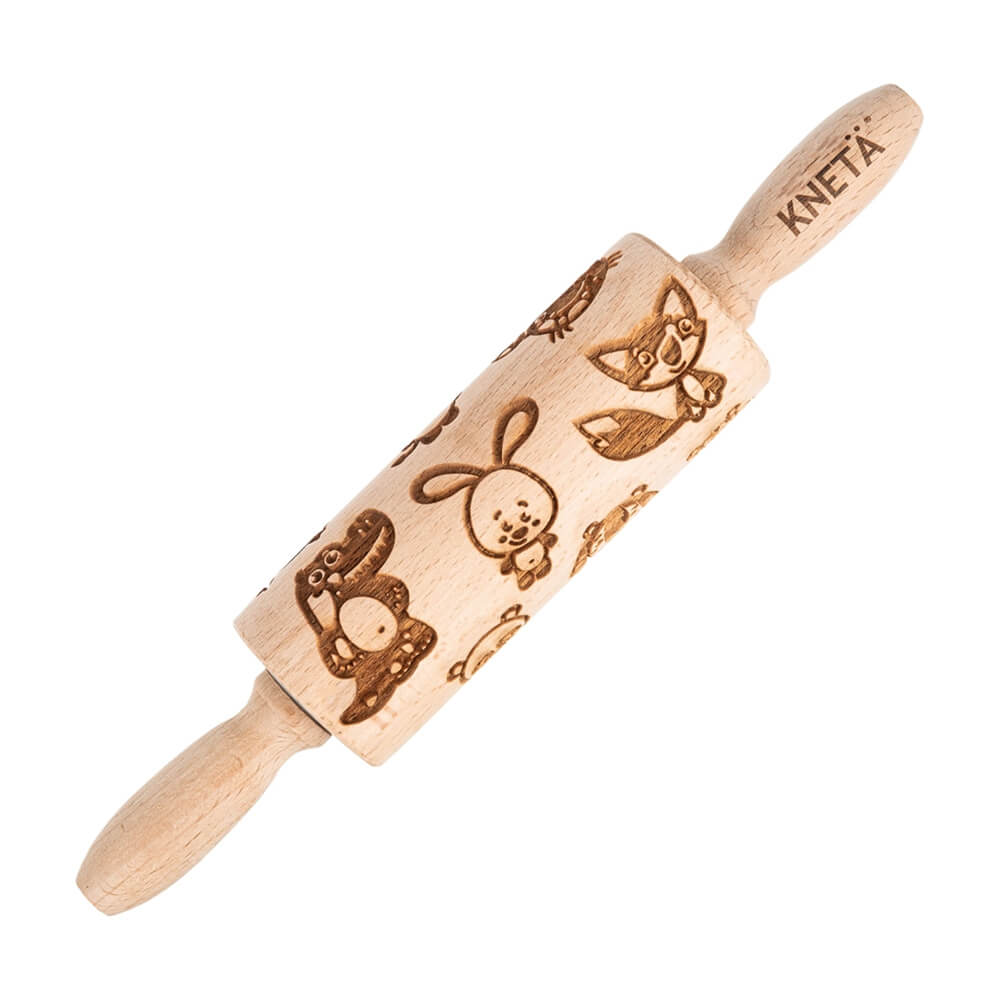 Holzrolli - Stempel - Wellholz von Knetä kaufen - Spielzeug, Alltagshelfer, Geschenke, Babykleidung & mehr