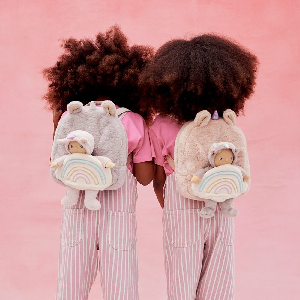 Hopalong Unicorn Backpack - Rucksack aus recyceltem Plüsch von Olli Ella kaufen - Alltagshelfer, Babykleidung & mehr