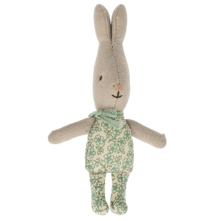 Hase Micro Stoffpuppe 11 cm aus Baumwolle