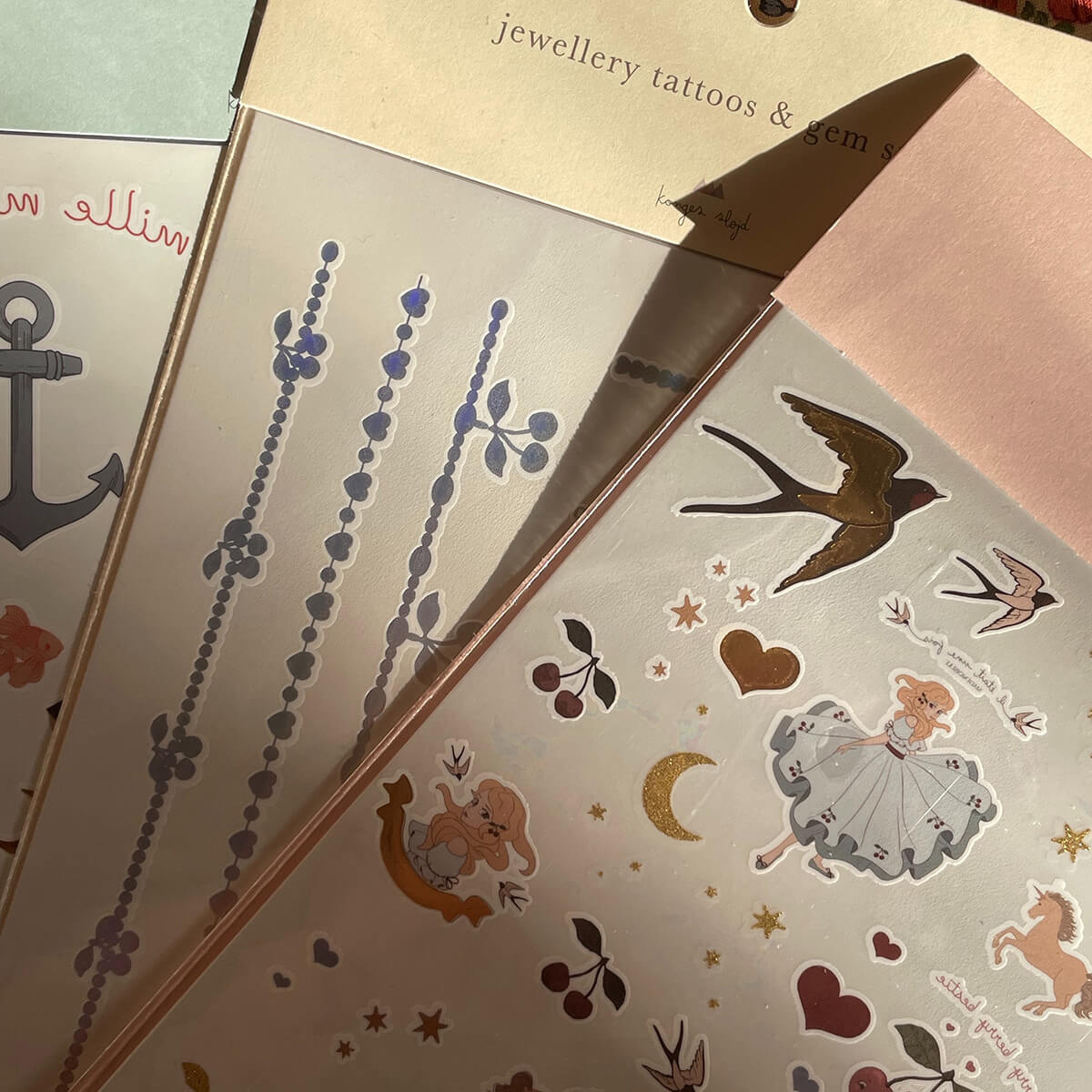 Jewellery Tattoos und Edelsteine Set von Konges Slojd kaufen - , Babykleidung & mehr