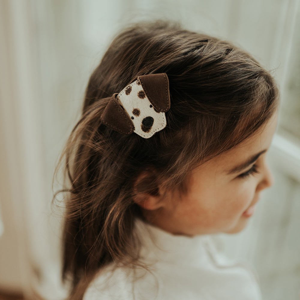 Josy Hairclip - Haarspange aus 100% Leder von Donsje kaufen - Kleidung, Geschenke, Babykleidung & mehr