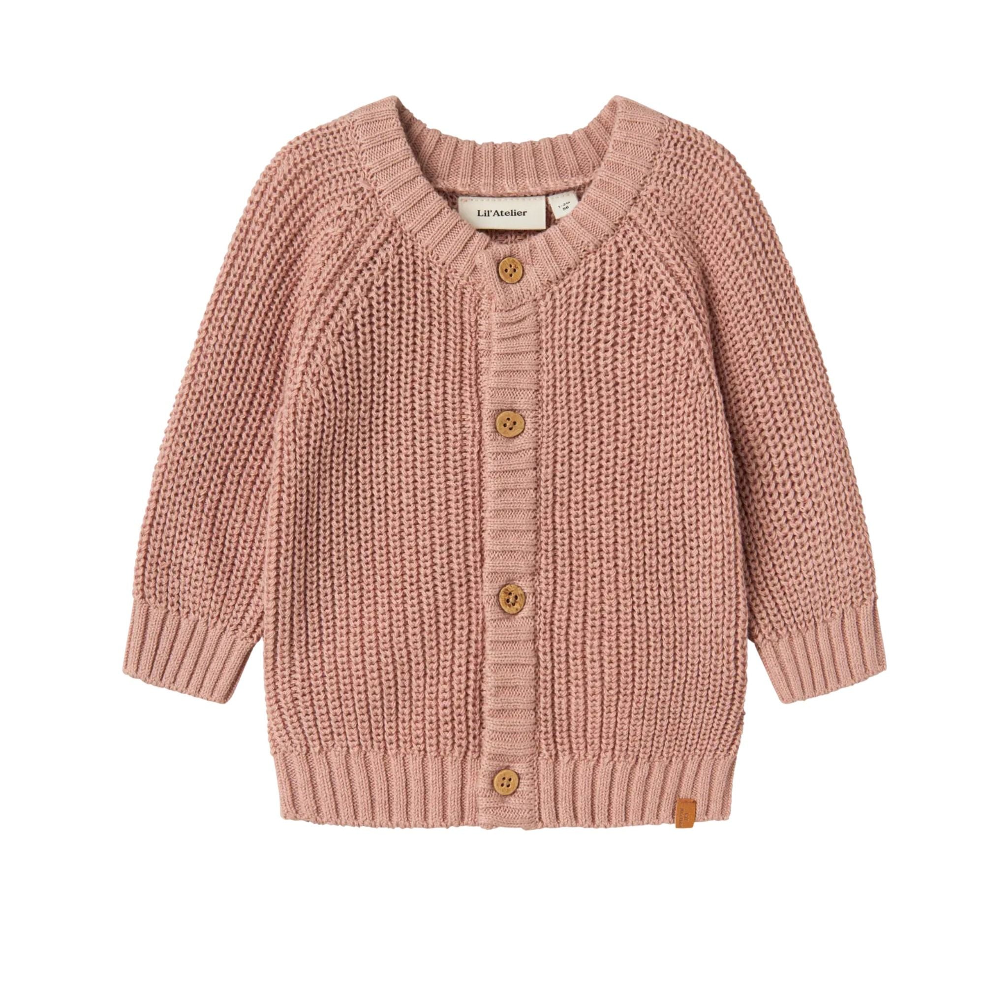 Baby Strick-Cardigan aus Bio-Baumwolle