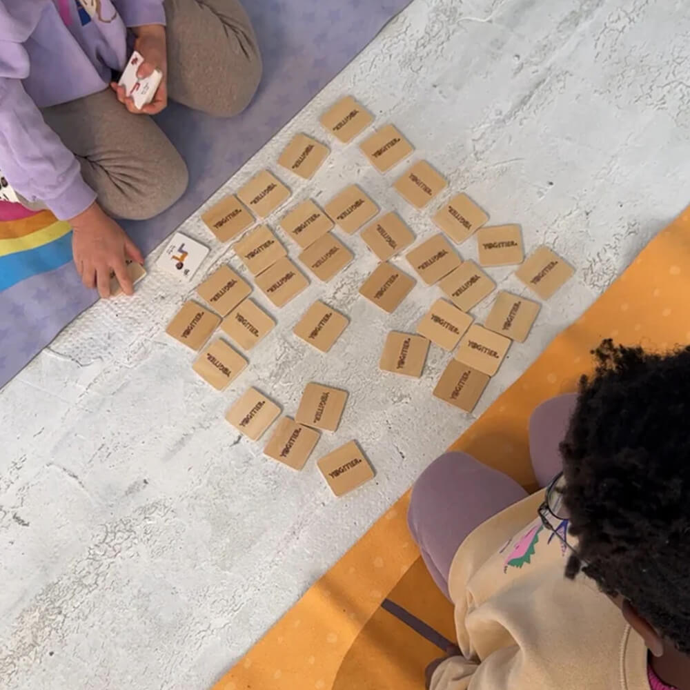 Kinder Yoga Memo aus FSC Holz von Yogitier kaufen - Spielzeug, Kinderzimmer, Babykleidung & mehr