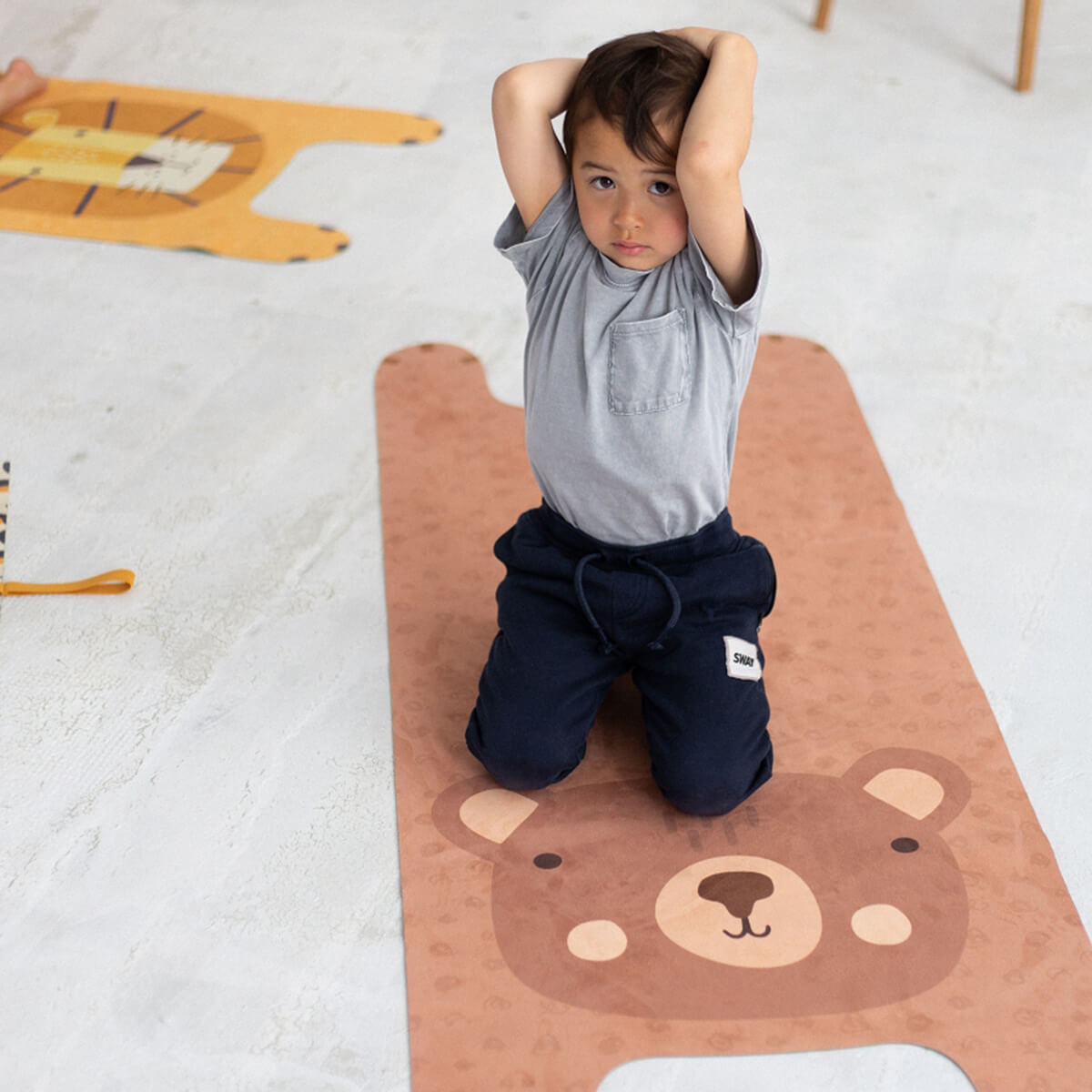 Kinder Yogamatte Tiermotiv aus Naturkautschuk von Yogitier kaufen - Spielzeug, Kinderzimmer, Babykleidung & mehr