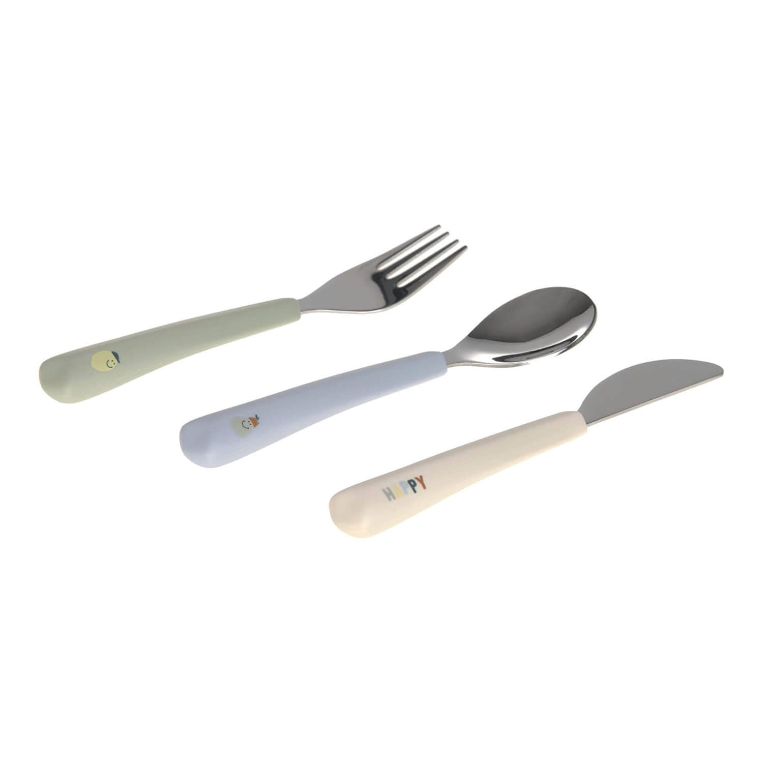 Kinderbesteck mit Silikongriff - 3er - Set von Lässig kaufen - Alltagshelfer, Babykleidung & mehr