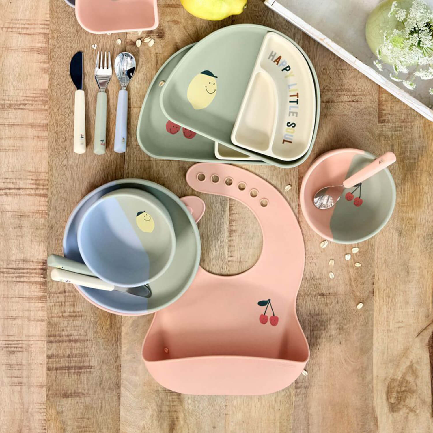 Kinderbesteck mit Silikongriff - 3er - Set von Lässig kaufen - Alltagshelfer, Babykleidung & mehr