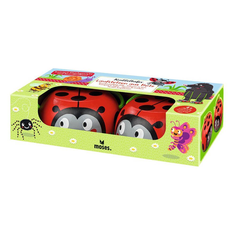 Krabbelkäfer Laufstelzen aus Holz von Moses Verlag kaufen - Kinderzimmer, Spielzeug, Geschenke, Babykleidung & mehr