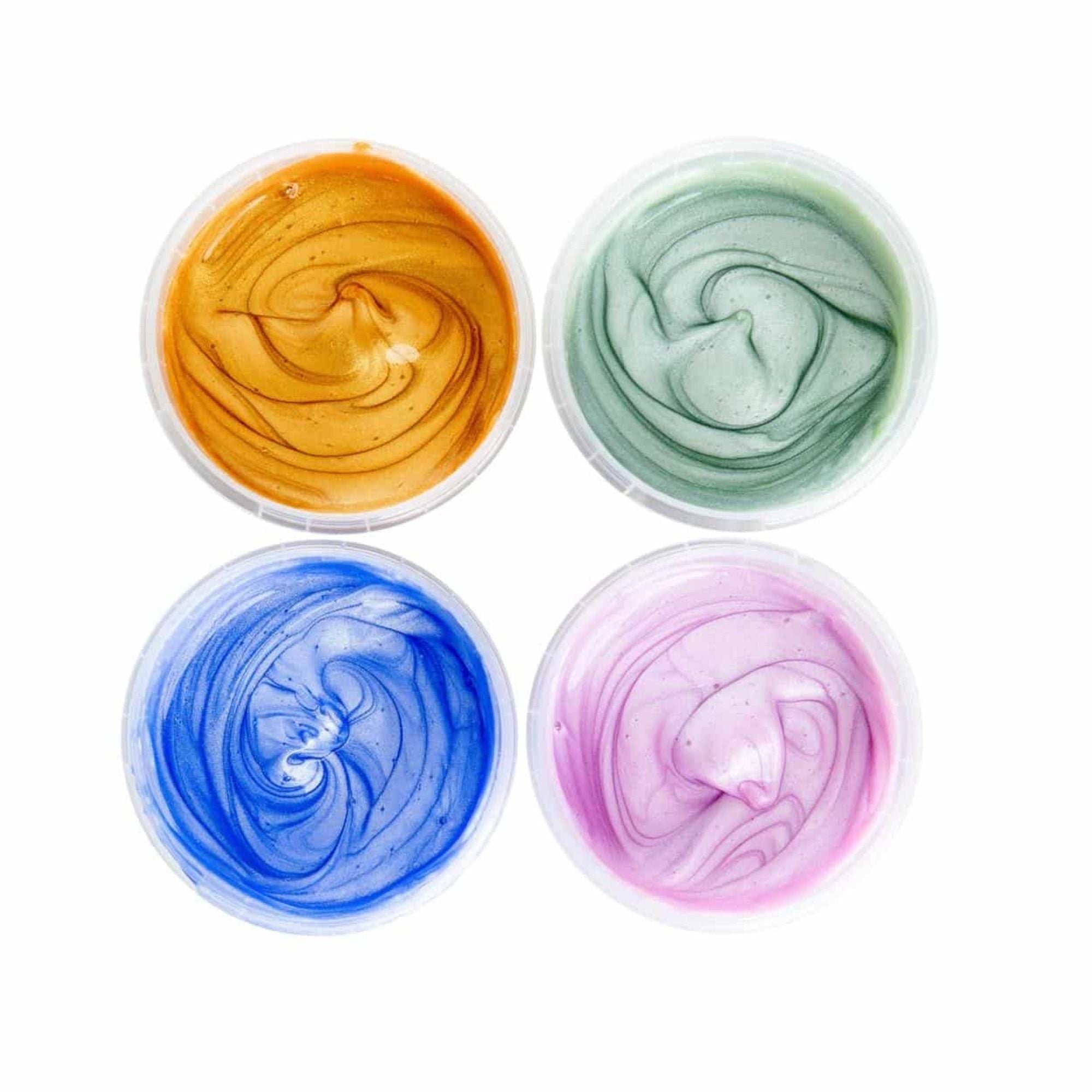 Kristall - Fingerfarben Glitzer 4er Set von Neogrün kaufen - Spielzeug, Alltagshelfer, Geschenke, Babykleidung & mehr