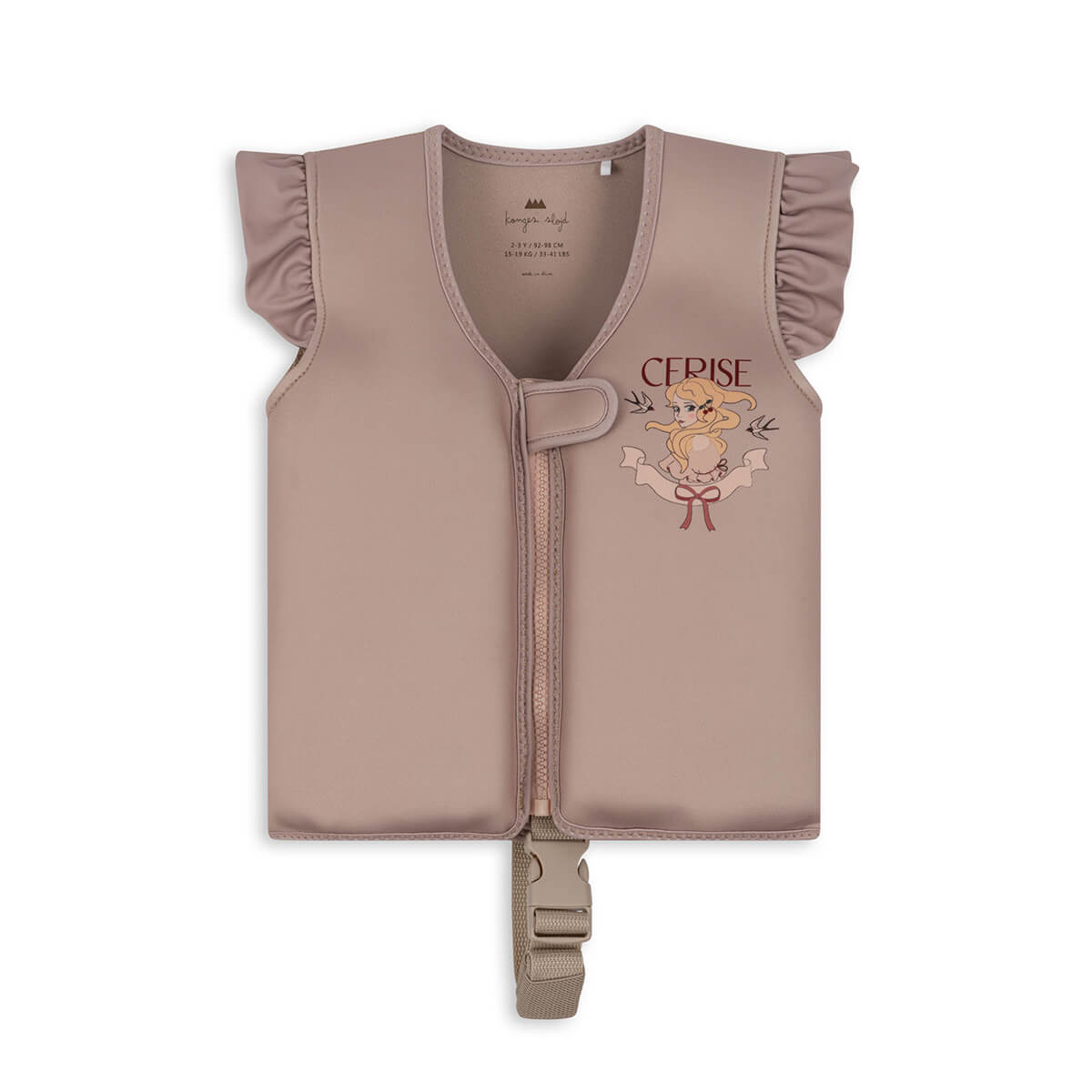 Schwimmweste Float Vest aus Neopren Rüschen