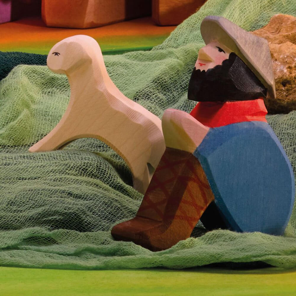 Lamm laufend aus Holz von Ostheimer kaufen - Spielfigur, Babykleidung & mehr
